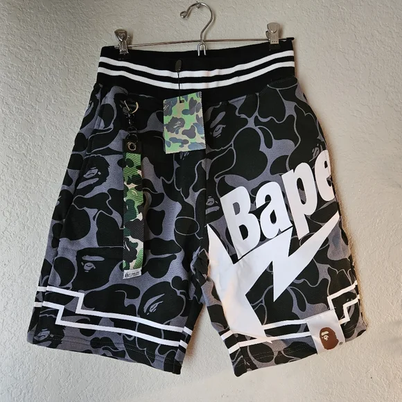 Bape shorts black sales